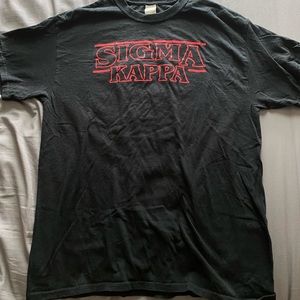Sigma Kappa Tshirt - Stranger Things Themed